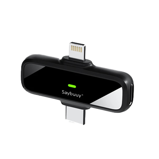 ست میکروفن بی سیم سی بای مدل Mic1 Pro با درگاه اتصال Type-C، لایتنینگ و جک 3.5 ...