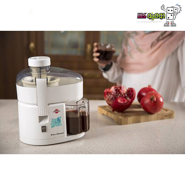 خرید و قیمت آب میوه گیری پارس خزر مدل JC-700P رنگ سفید همراه با 24 ماه گارانتی پارس خزر